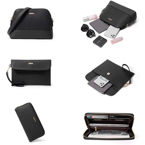 4pc Womens Handbag, Wallet, Tote, and Shoulder Bag - Picture 4 of 4